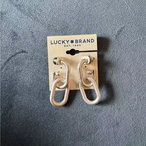 Brand new Lucky Brand Vintage Silver Earrings